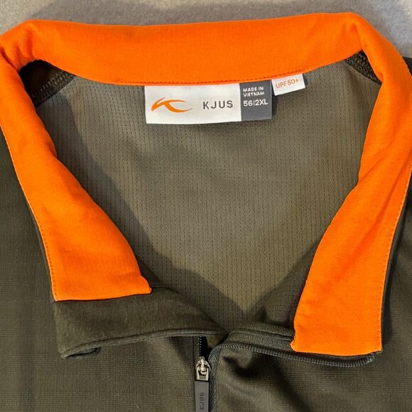 KJUS Vest Men's 56 2XL Olive Green Westport Sweater Vest Golf Club Sport Jacket - Picture 3 of 10